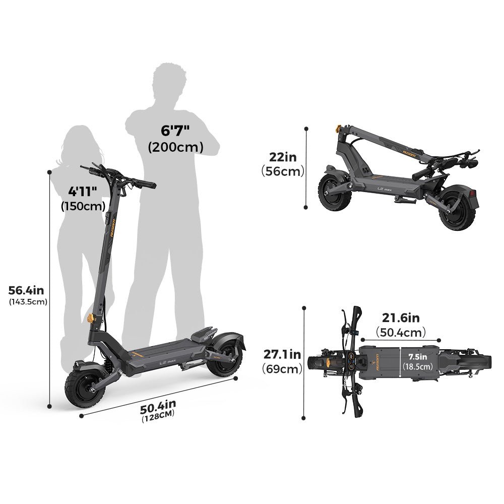 Ausom L2 Max Foldable E-Scooter