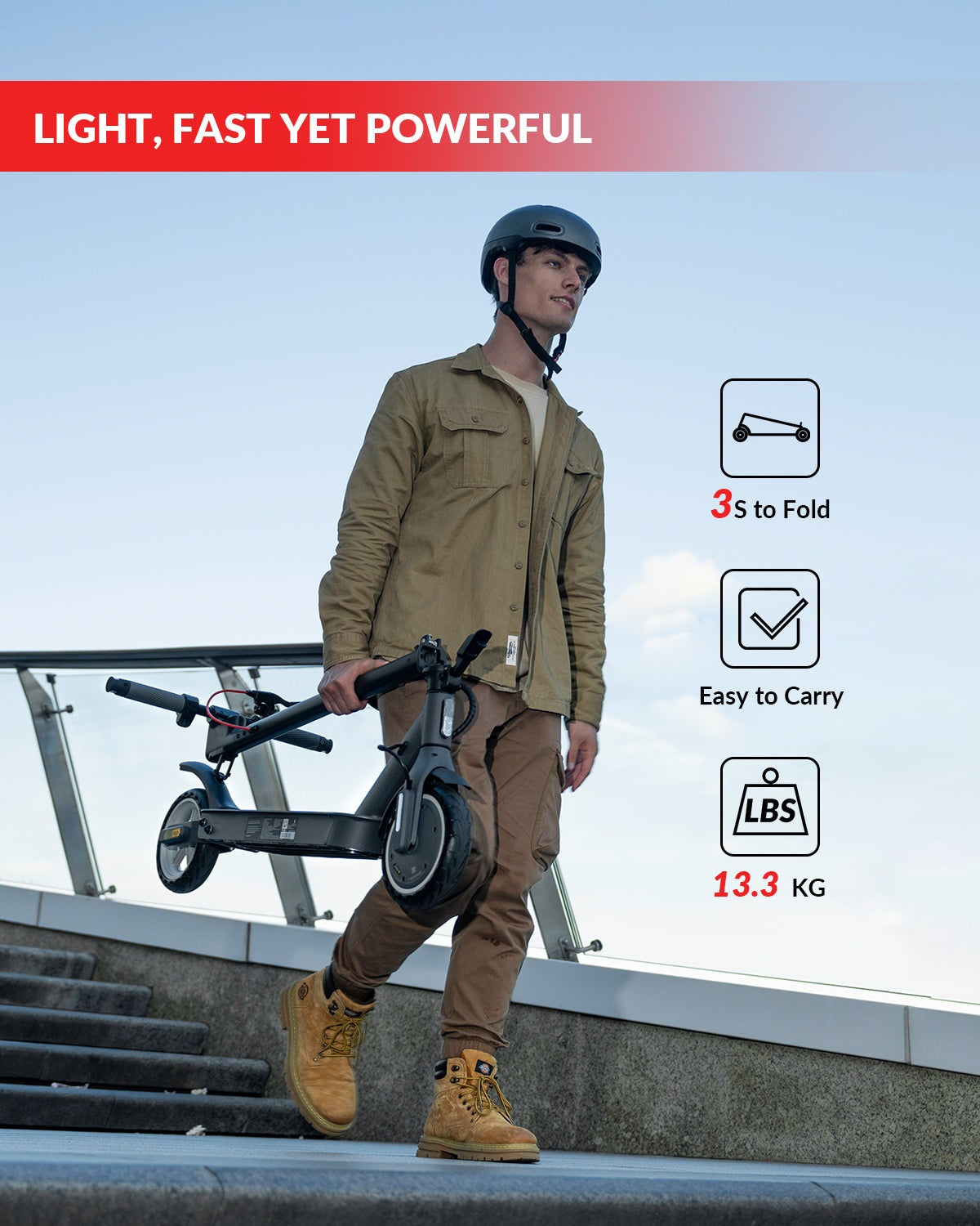 Invanti ES09 Lite Foldable E-Scooter