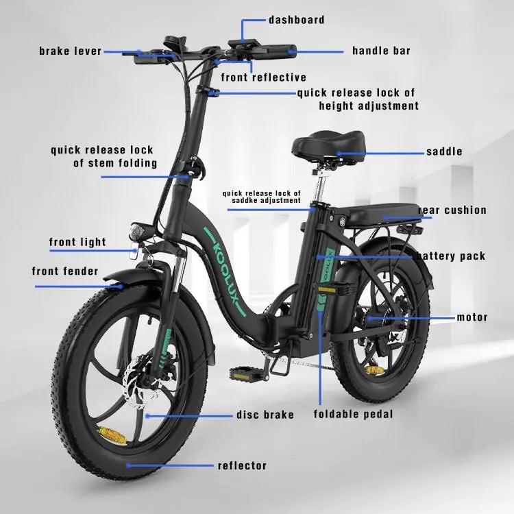 KOOLUX BK6 Foldable E-Bike