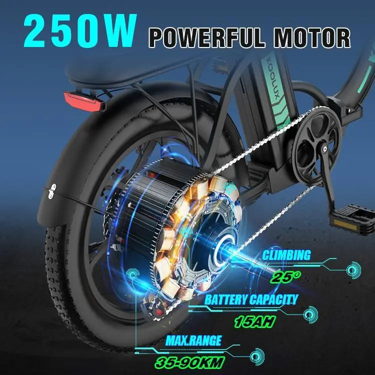 KOOLUX BK6 Foldable E-Bike