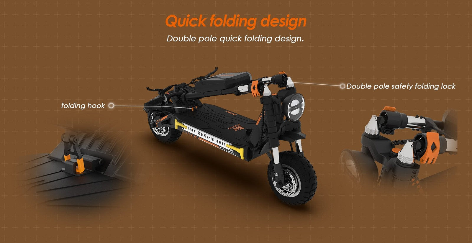 Kukirin G4 Max Foldable E-Scooter