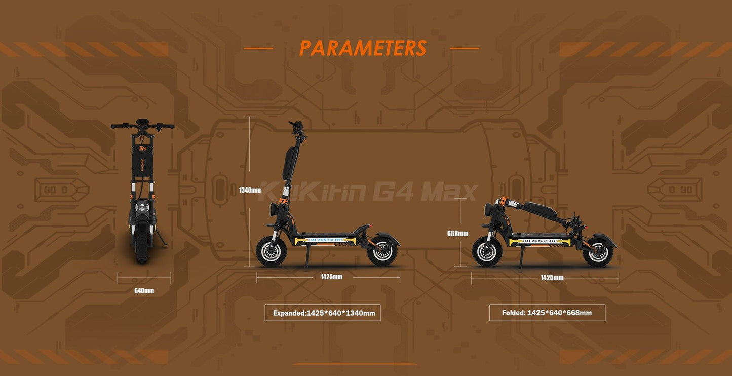 Kukirin G4 Max Foldable E-Scooter