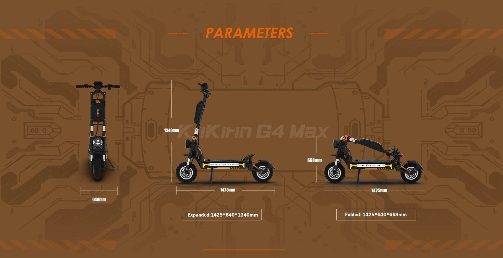 Kukirin G4 Max Foldable E-Scooter