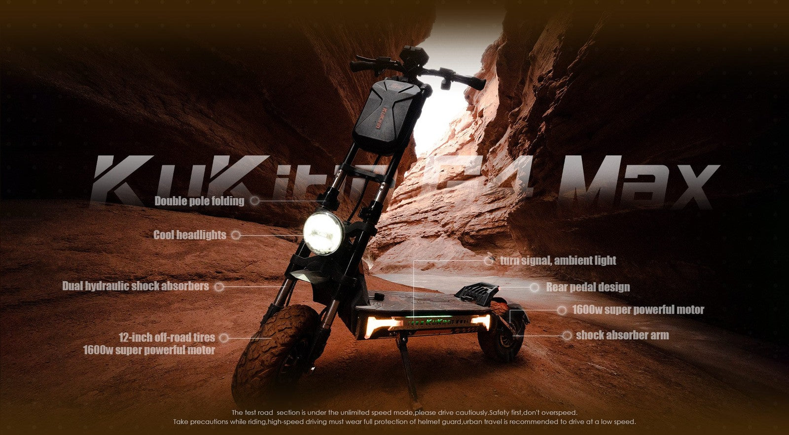 Kukirin G4 Max Foldable E-Scooter