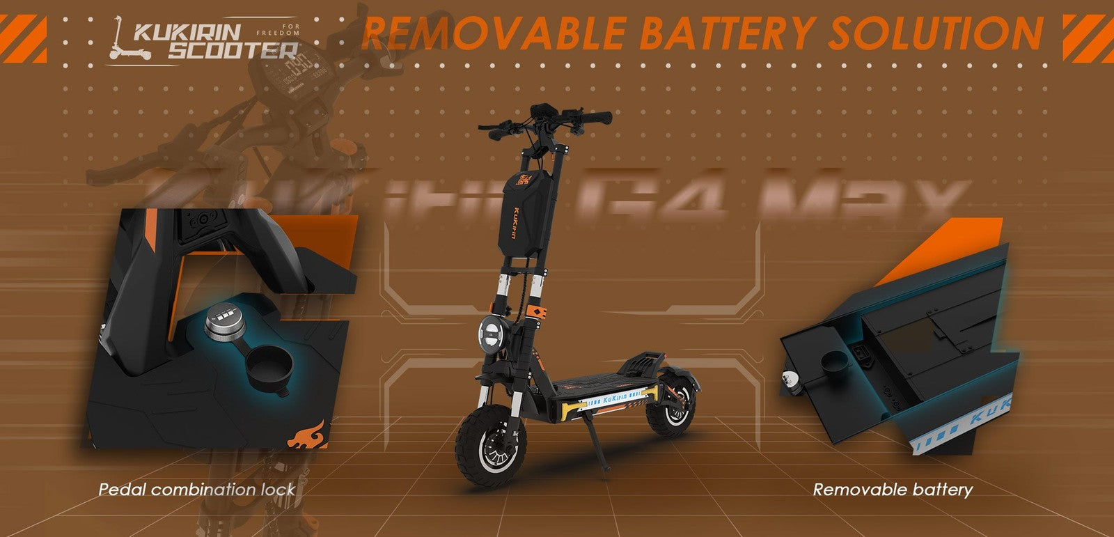 Kukirin G4 Max Foldable E-Scooter