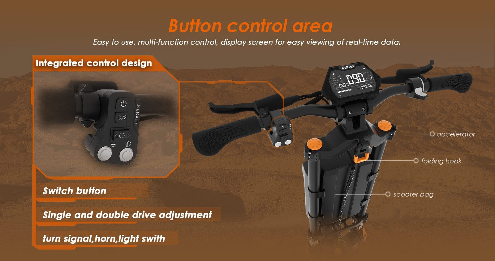 Kukirin G4 Max Foldable E-Scooter