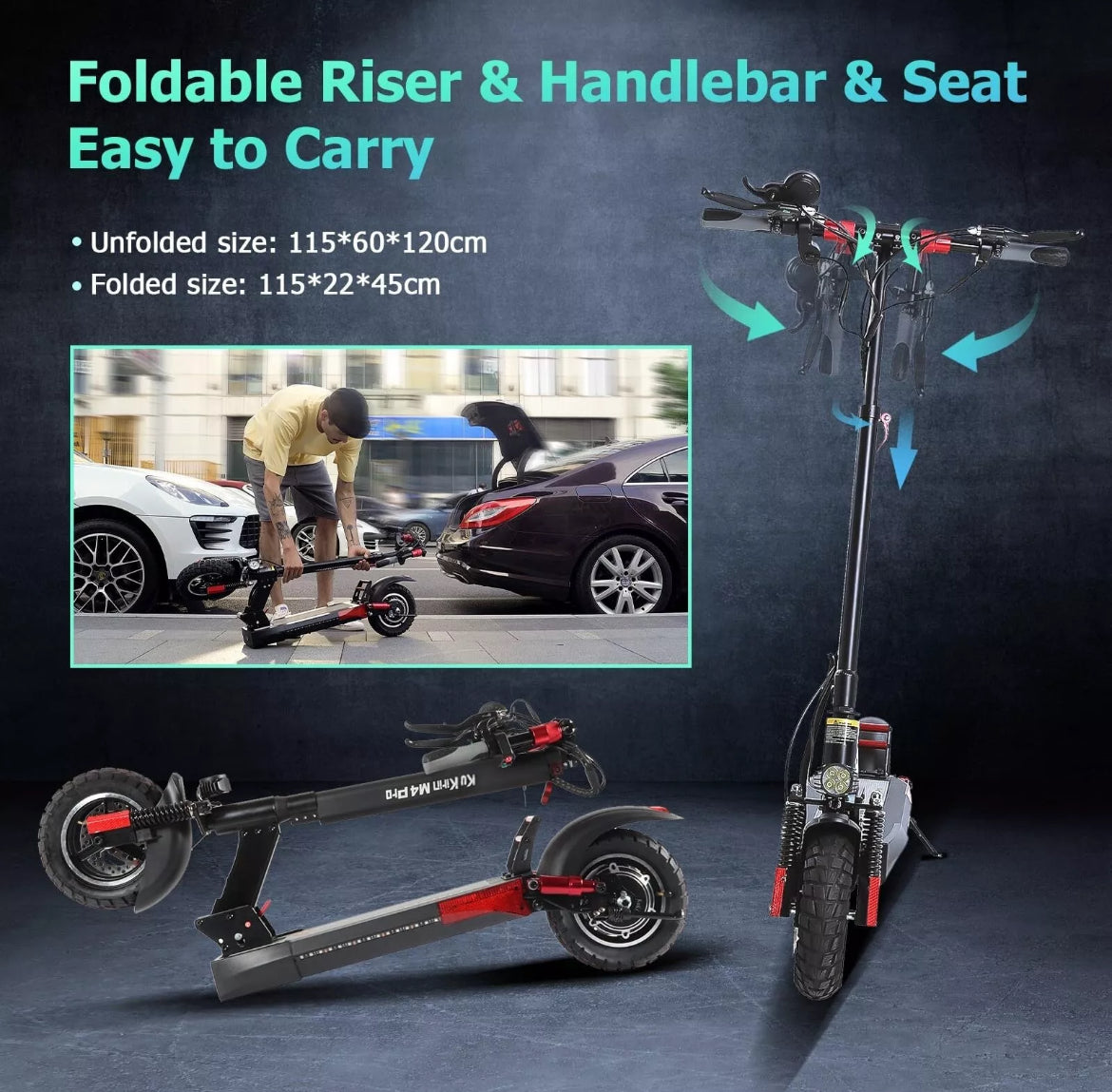 Kukirin M4 Pro Foldable E-Scooter