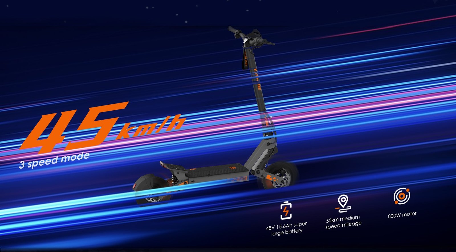 Kukirin G2 Foldable E-Scooter 2025 Facelift Model