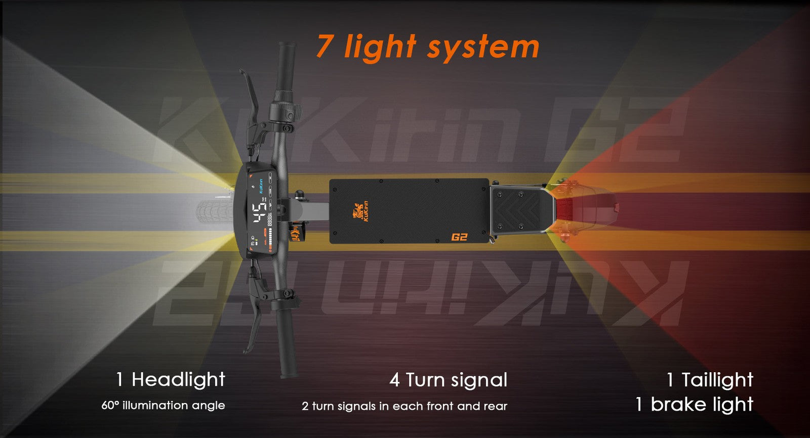Kukirin G2 Foldable E-Scooter 2025 Facelift Model