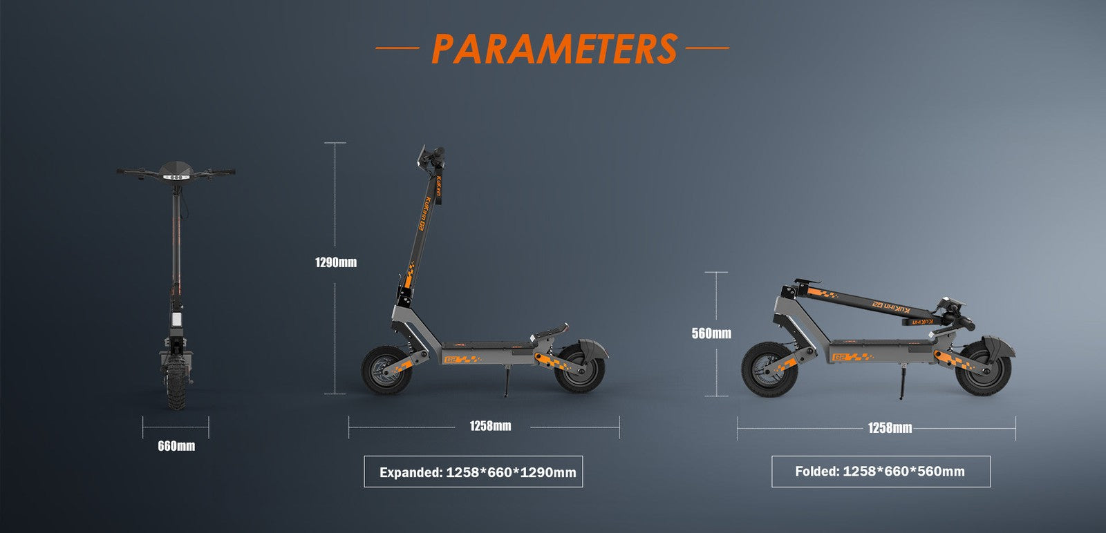 Kukirin G2 Foldable E-Scooter 2025 Facelift Model