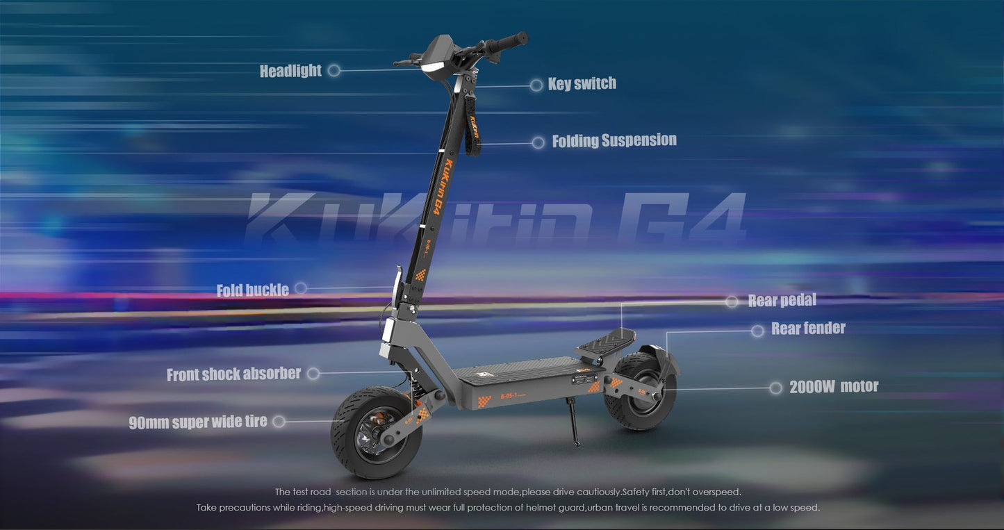 Kukirin G4 Foldable E-Scooter 2025 Version