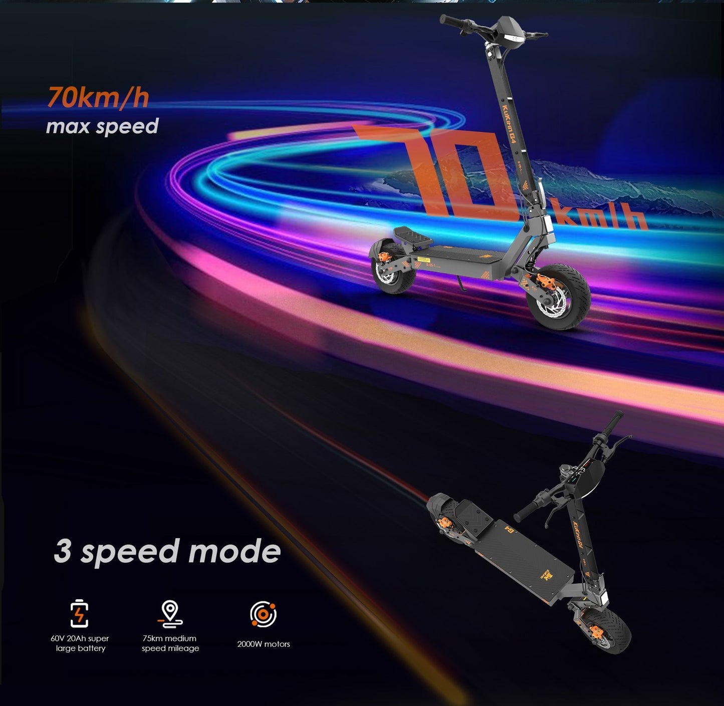 Kukirin G4 Foldable E-Scooter 2025 Version