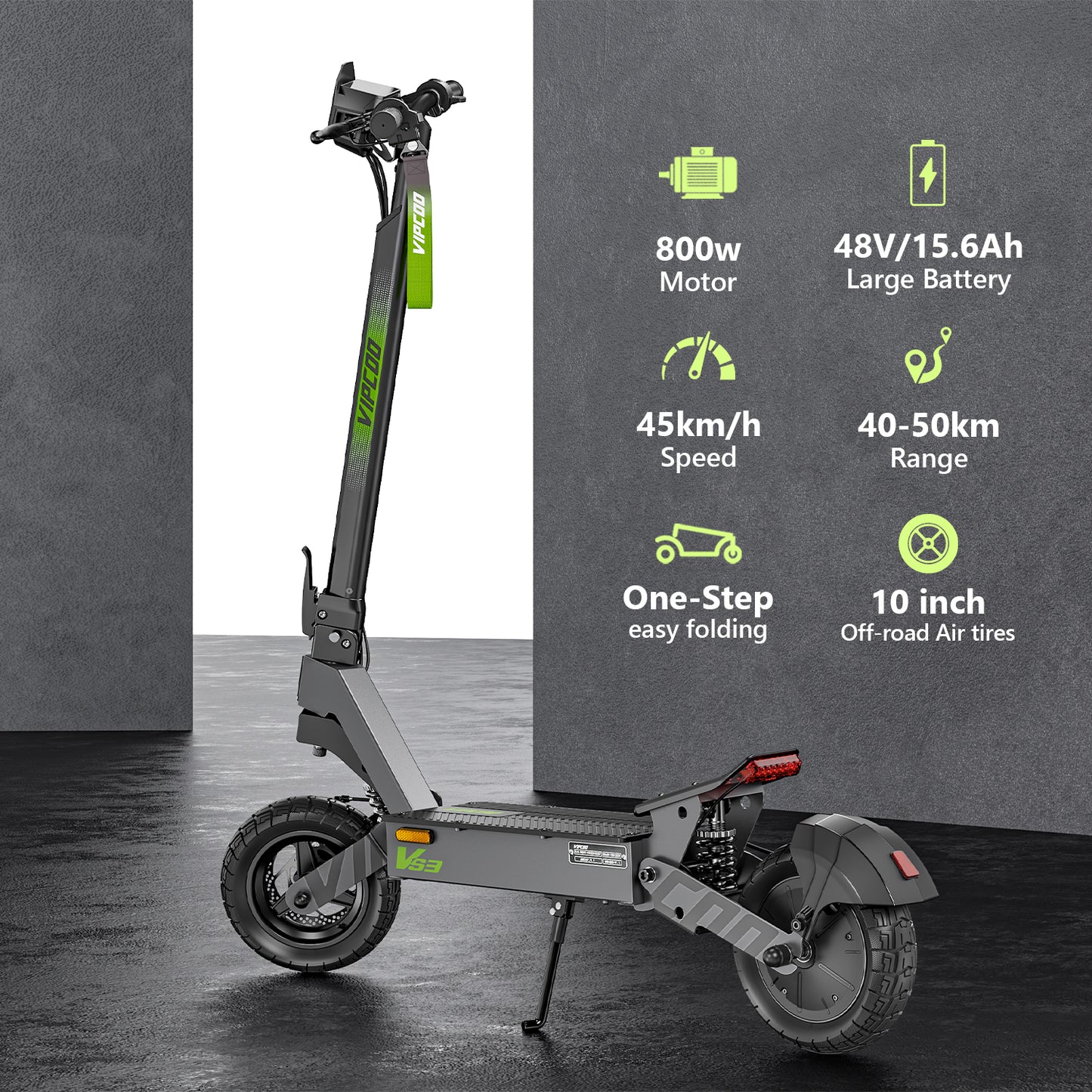 VIPCOO VS3 Foldable E-Scooter