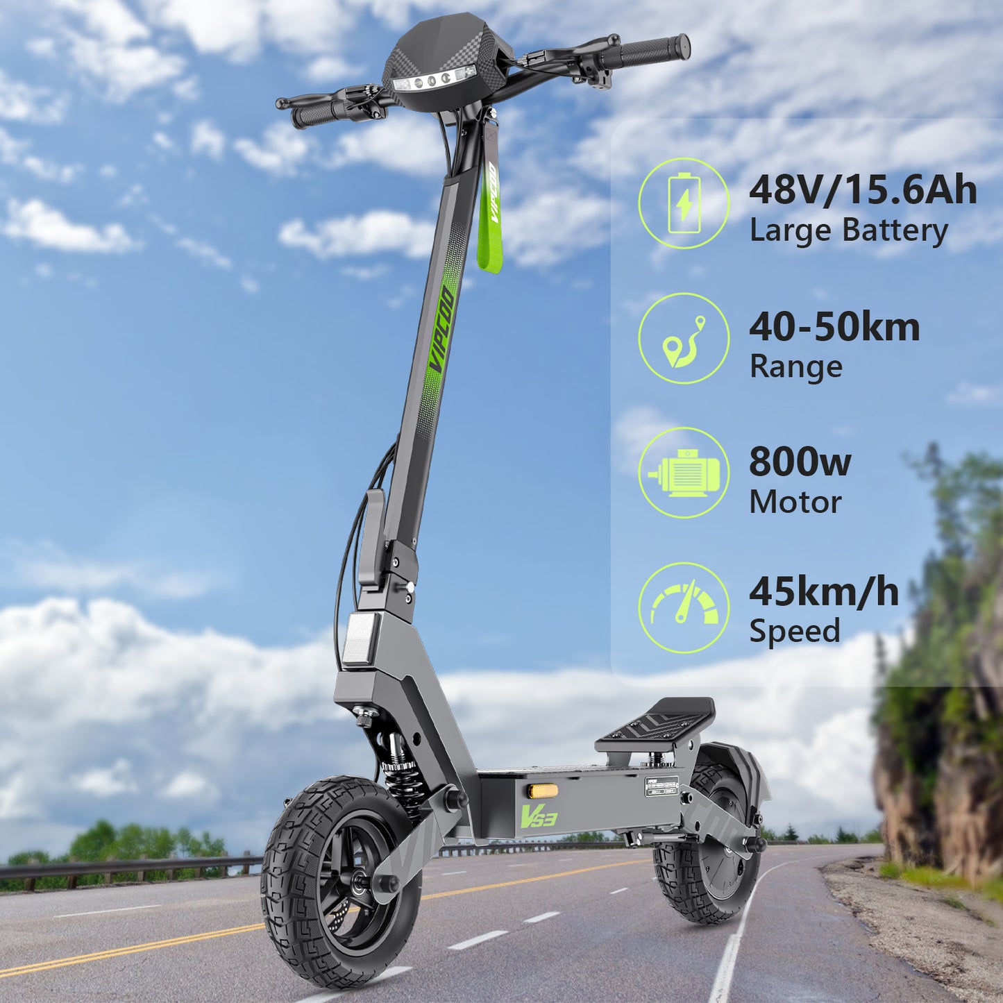 VIPCOO VS3 Foldable E-Scooter