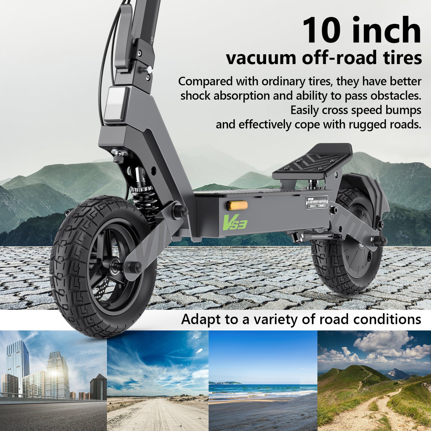 VIPCOO VS3 Foldable E-Scooter