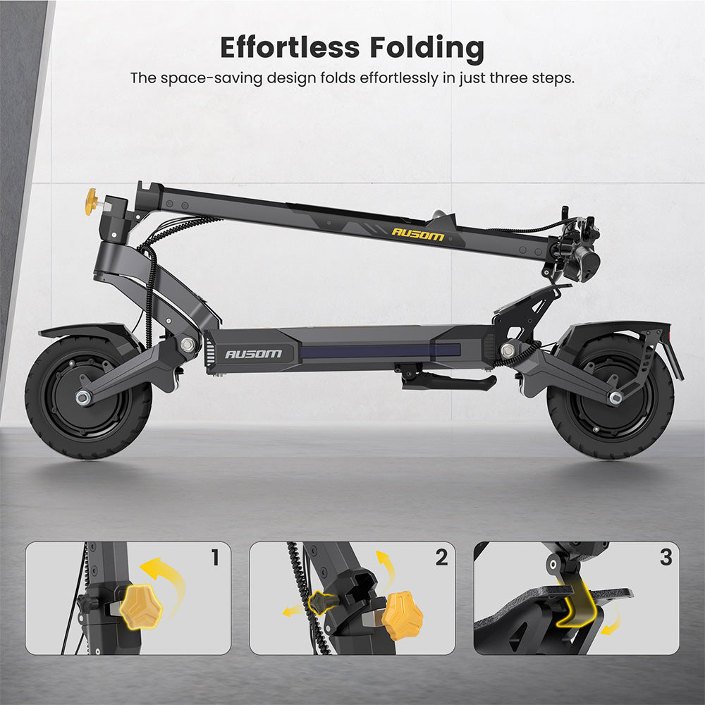 Ausom DT2 Pro Foldable E-Scooter