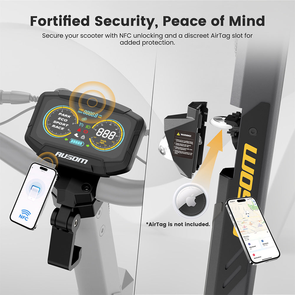 Ausom DT2 Pro Foldable E-Scooter