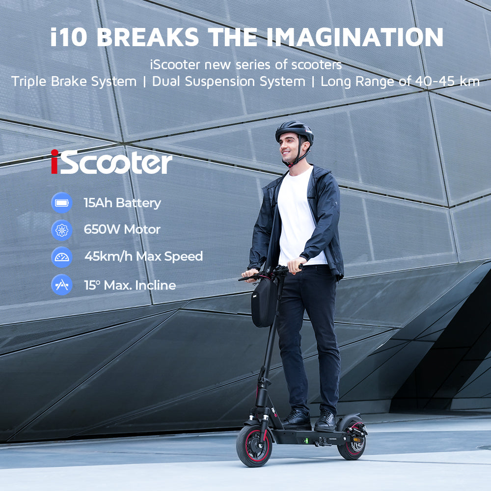 iScooter i10 Foldable E-Scooter