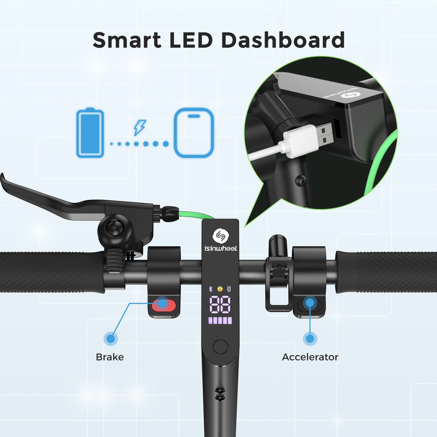 Isinwheel S9 Max Foldable E-Scooter