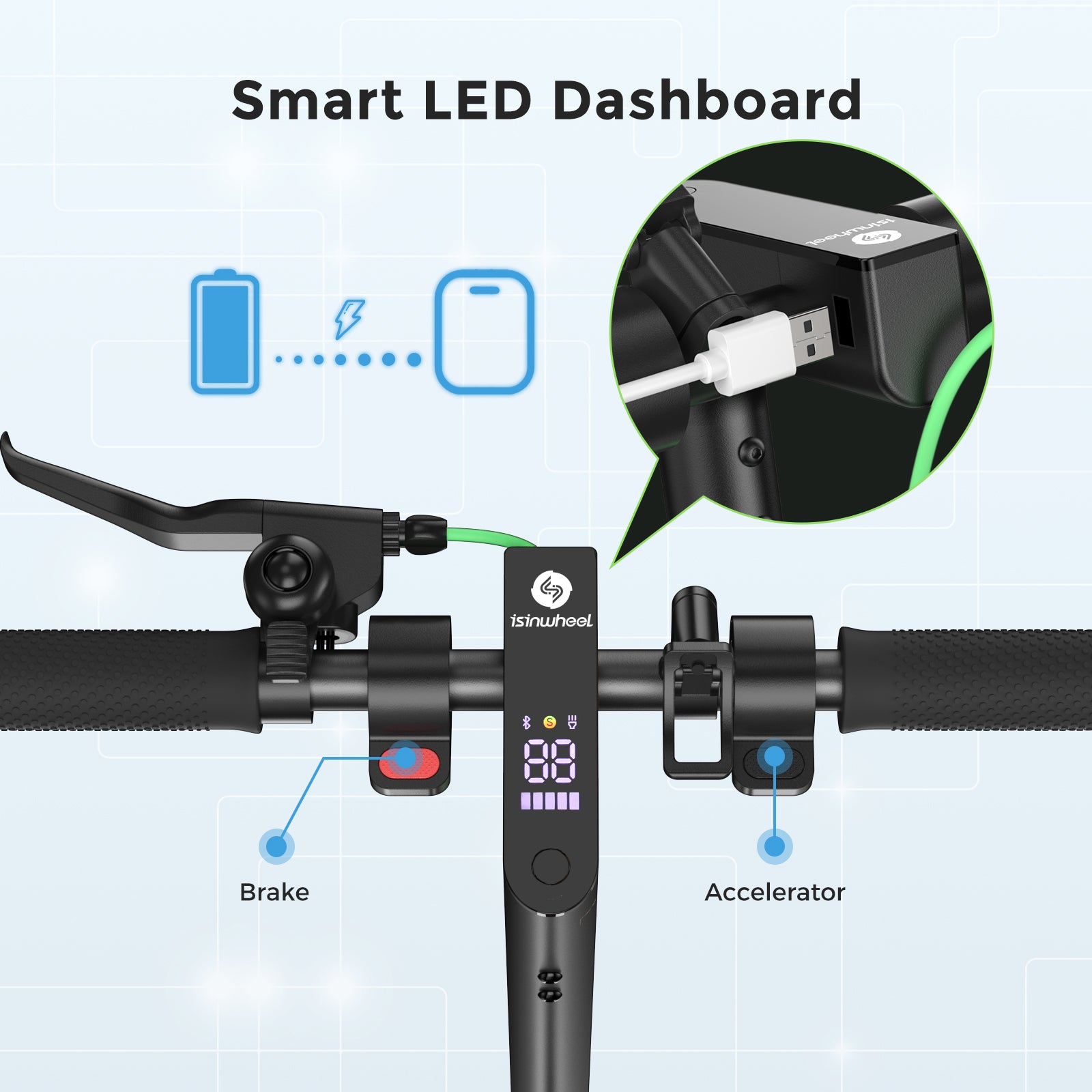 Isinwheel S9 Max Foldable E-Scooter
