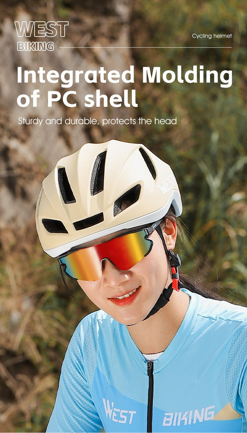 West Biking Cycling Helmet with Removable Rear LED Light