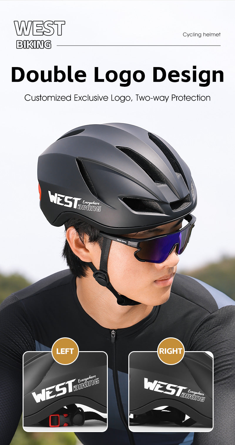 West Biking Cycling Helmet with Removable Rear LED Light