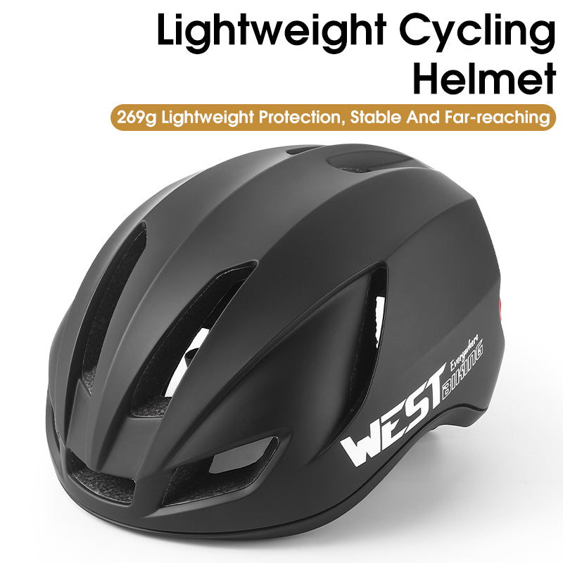 West Biking Cycling Helmet with Removable Rear LED Light