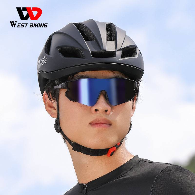 West Biking Cycling Helmet with Removable Rear LED Light