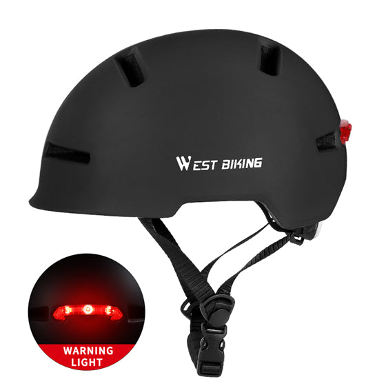 West Biking Classic Ride Helmet with LED Light