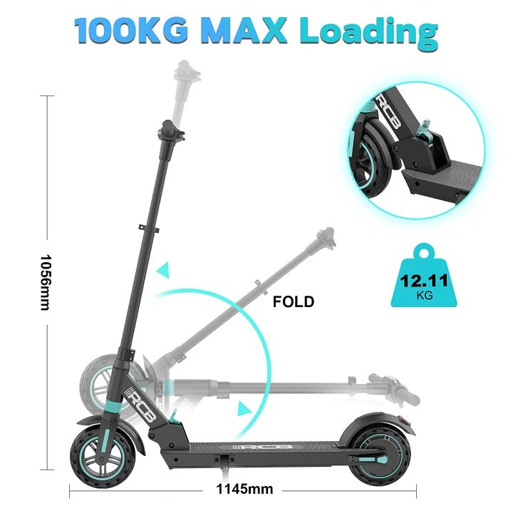 RCB R13 Foldable E Scooter Elite Scooters Scotland