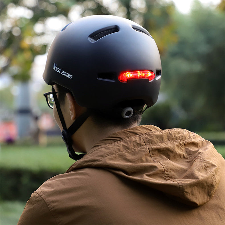 West Biking Classic Ride Helmet with LED Light