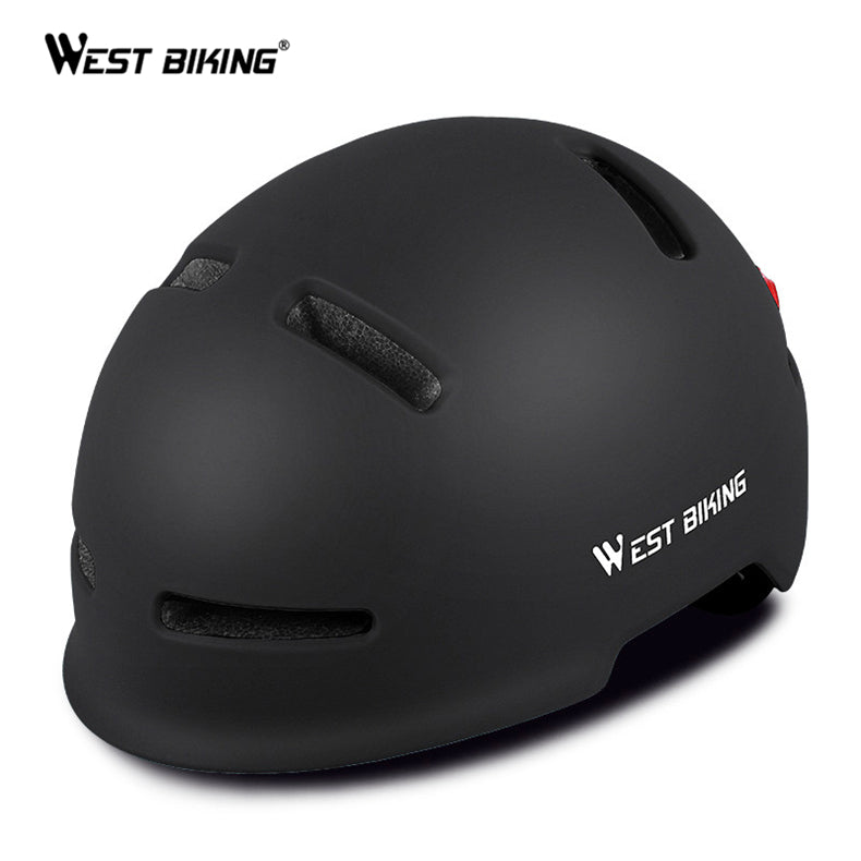 West Biking Classic Ride Helmet with LED Light