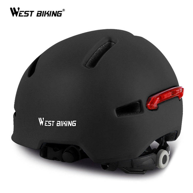 West Biking Classic Ride Helmet with LED Light