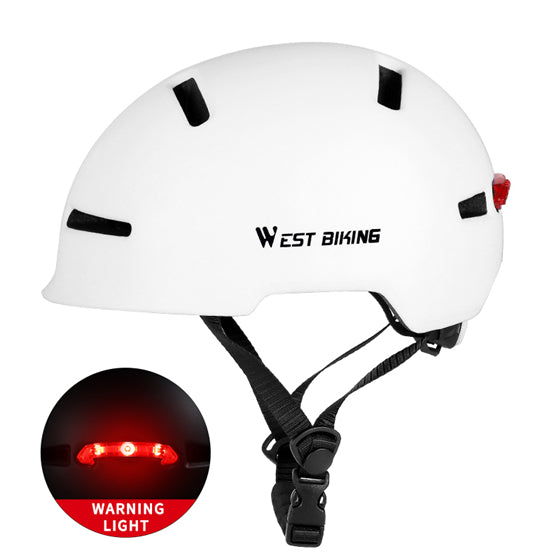 West Biking Classic Ride Helmet with LED Light