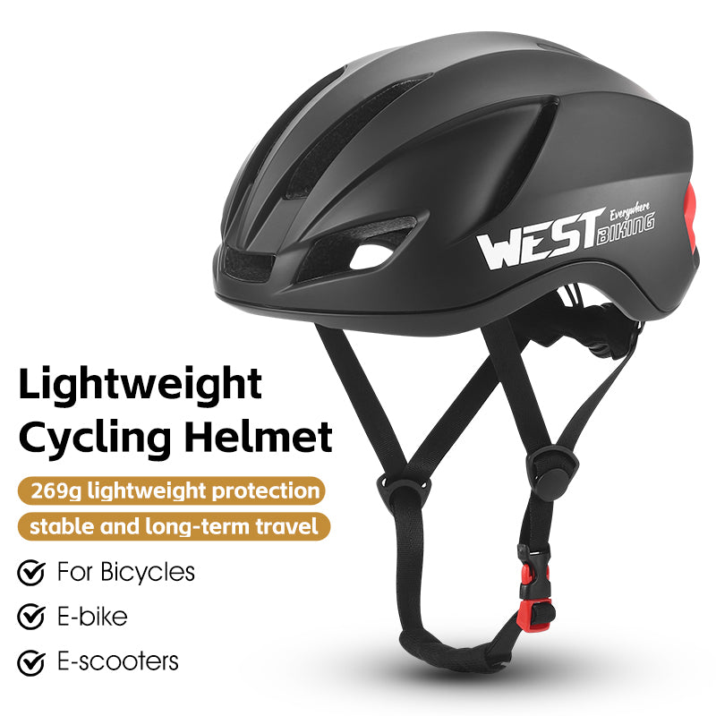 West Biking Cycling Helmet with Removable Rear LED Light