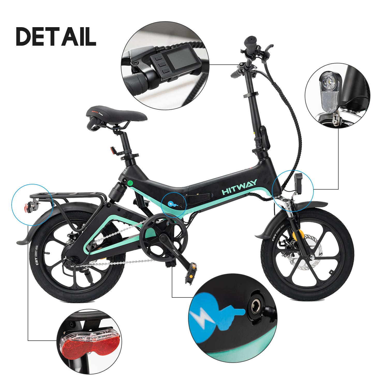 Hitway BK2 Foldable E-Bike