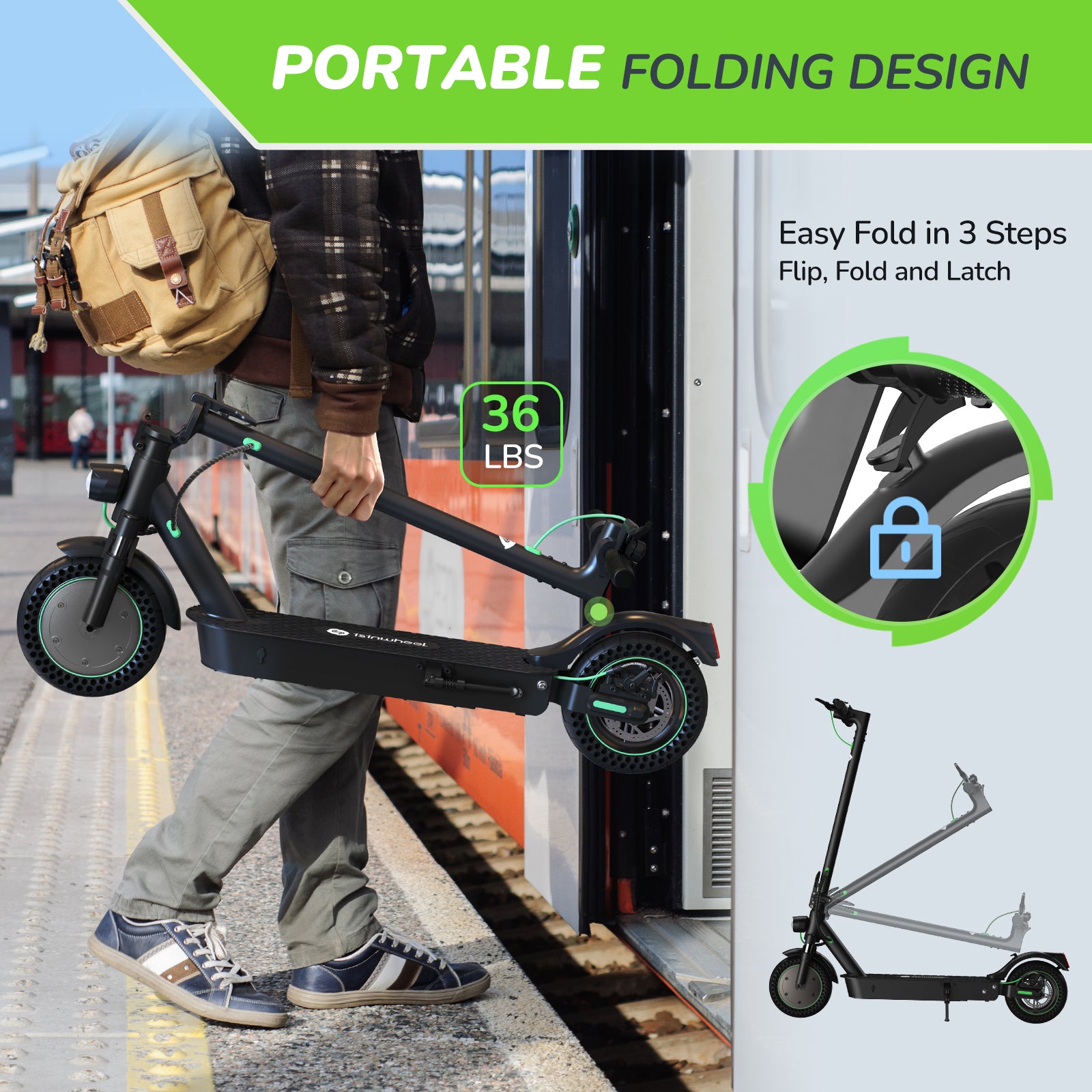 Isinwheel S9 Max Foldable E-Scooter