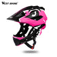 West Biking 2 in 1 Full Face Adjustable Kids Ride Helmet