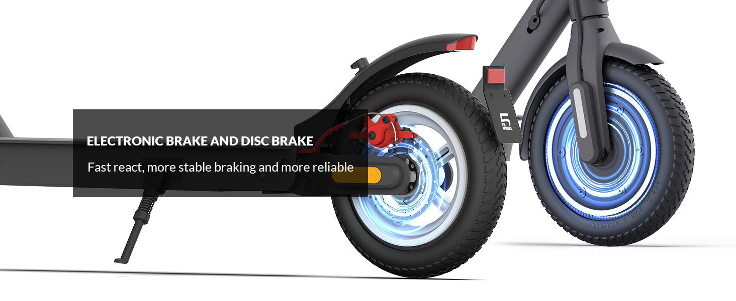 5th Wheel ES09 Foldable E-Scooter 10" Wheel