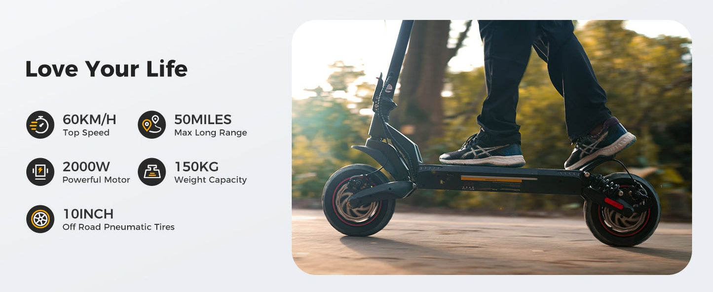 iScooter iX7 Pro Foldable E-Scooter