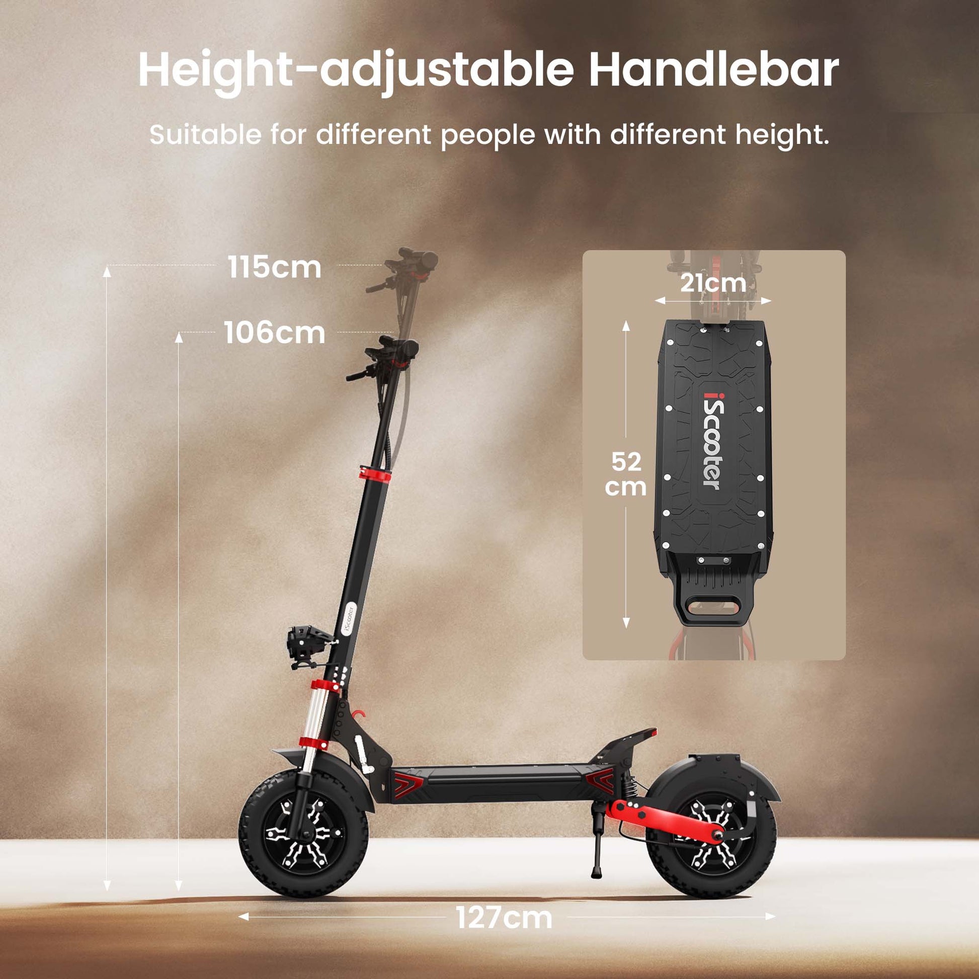 iScooter iX8 Foldable E-Scooter