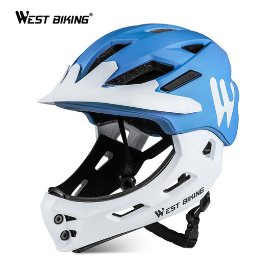 West Biking 4 in 1 Full Face Adjustable Kids Ride Helmet