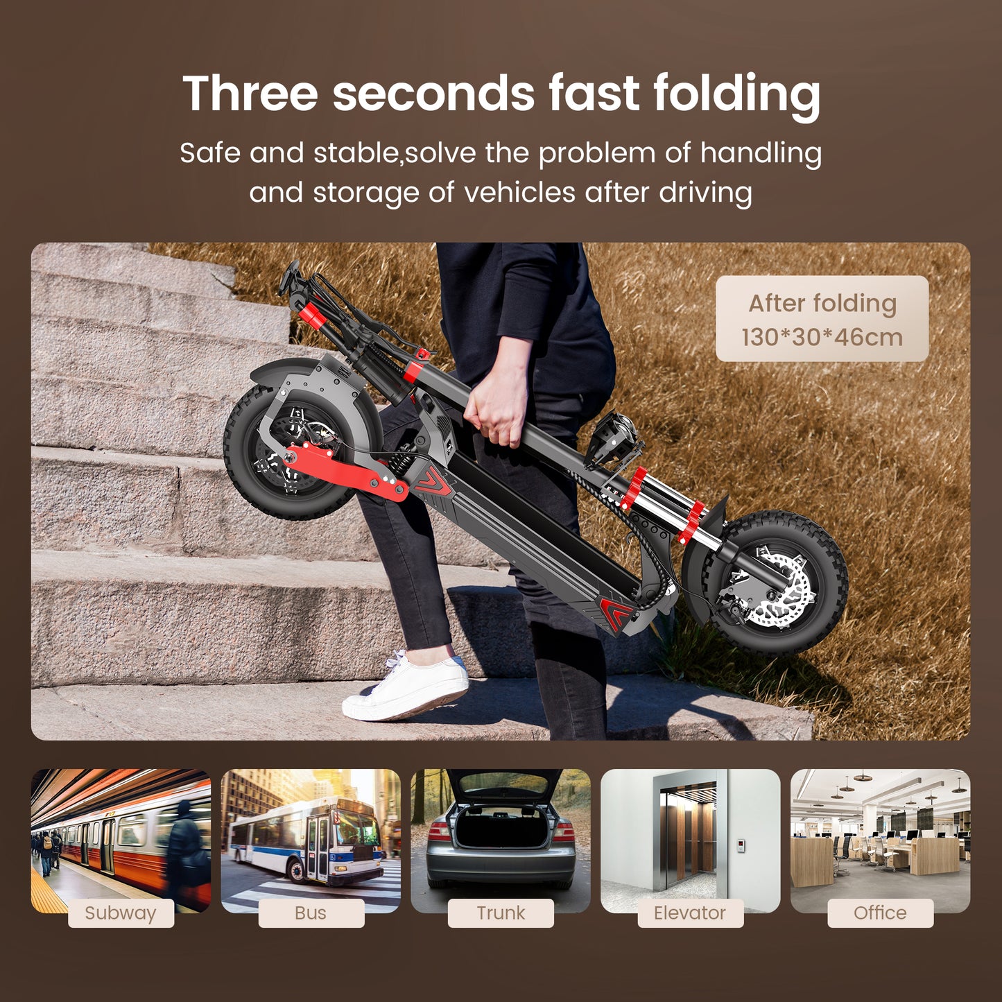 iScooter iX8 Foldable E-Scooter