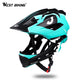 West Biking 2 in 1 Full Face Adjustable Kids Ride Helmet