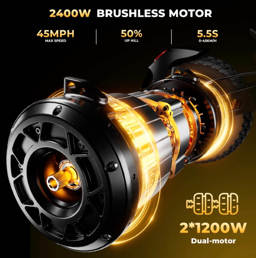 Isinwheel GT4 Foldable E-Scooter Dual Motor