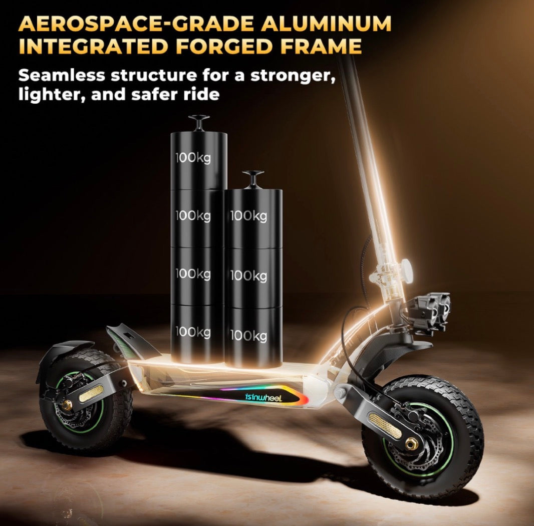 Isinwheel GT4 Foldable E-Scooter Dual Motor