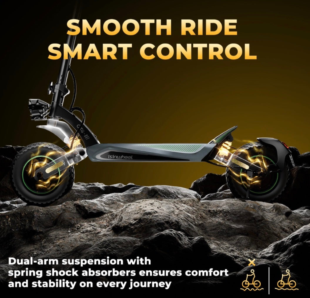 Isinwheel GT4 Foldable E-Scooter Dual Motor