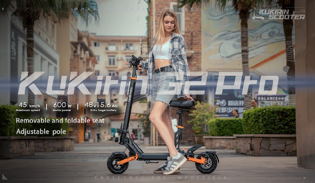 Kukirin G2 Pro Foldable E-Scooter 2024 Facelift