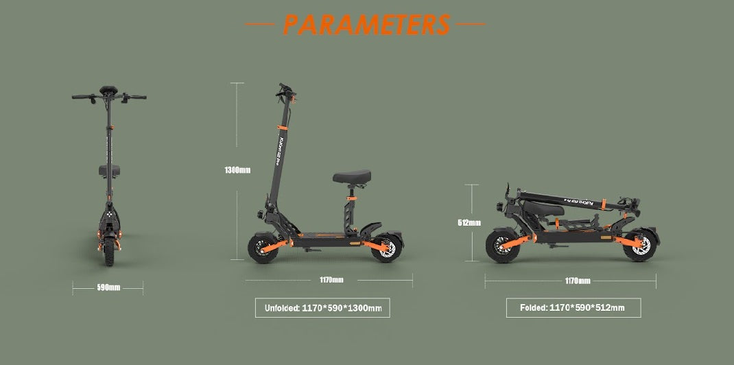 Kukirin G2 Pro Foldable E-Scooter 2024 Facelift