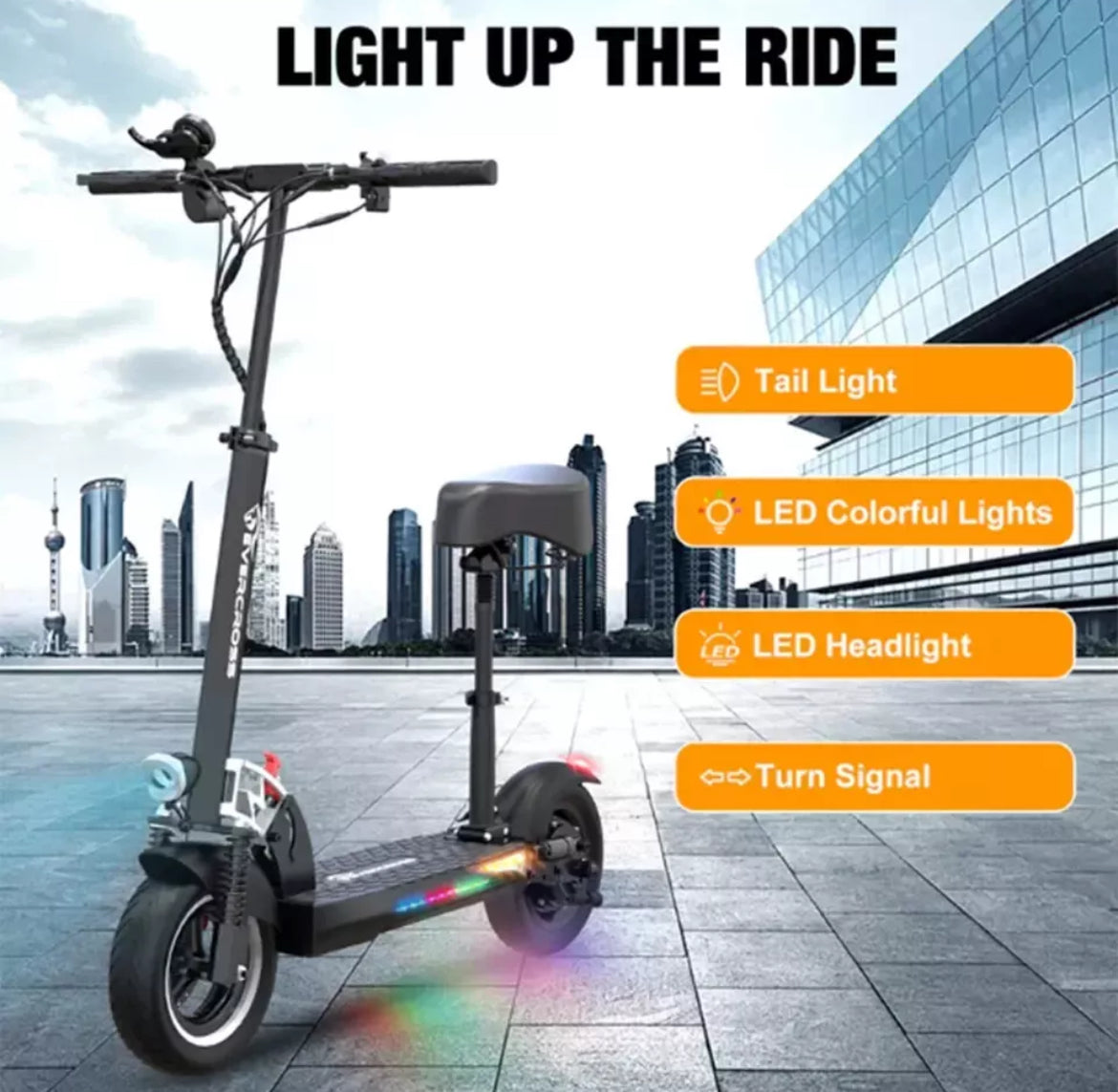 Evercross H3 Foldable E-Scooter